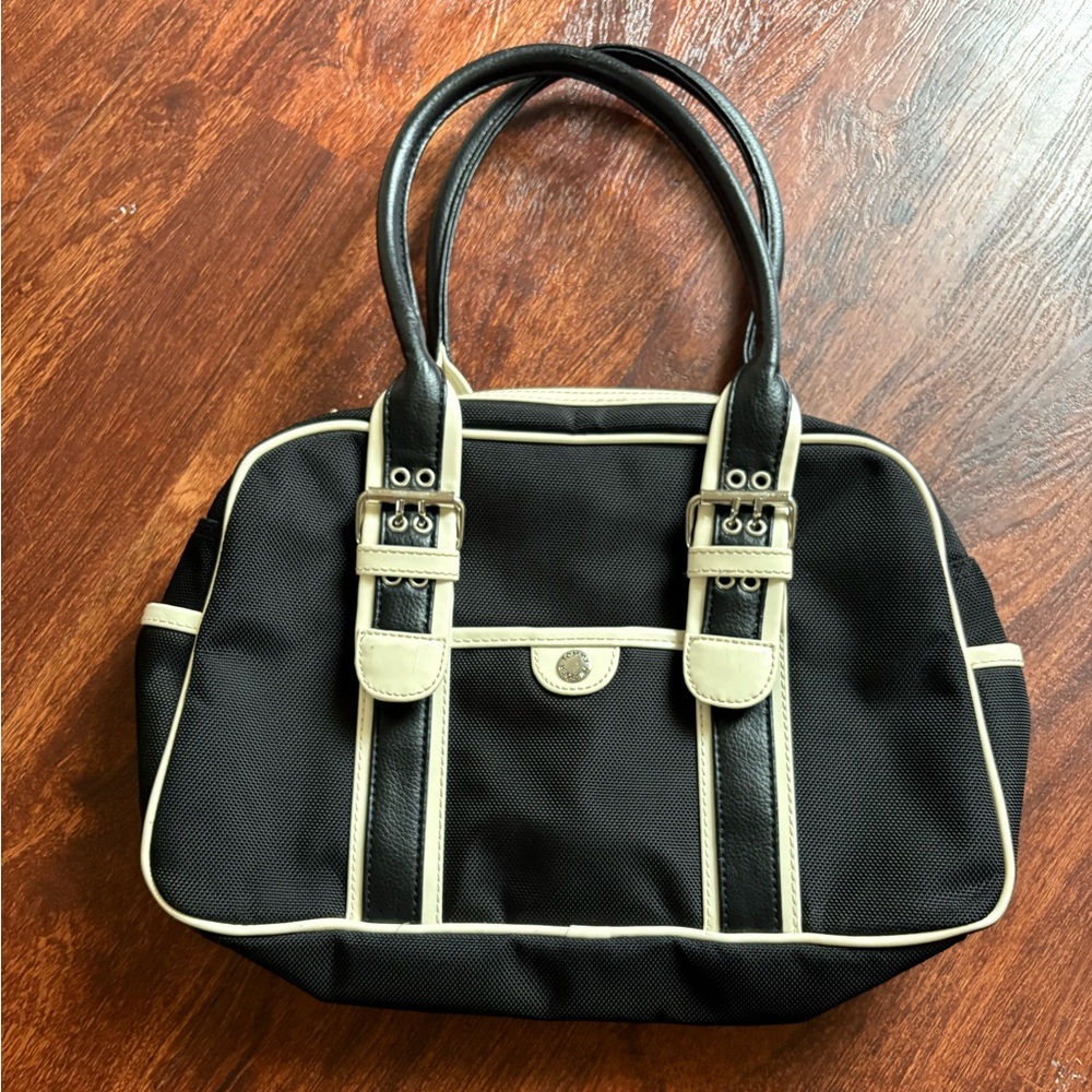 Tommy Hilfiger black and Cream Bag